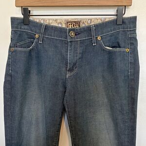 Rich & Skinny Vintage Mid Rise Straight Leg Jeans 28